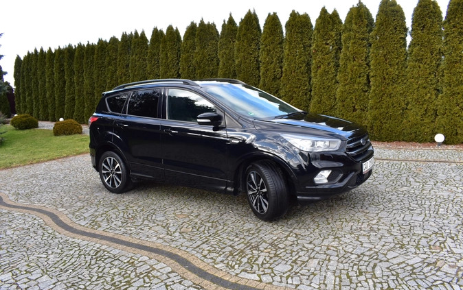 Ford Kuga cena 73500 przebieg: 118357, rok produkcji 2018 z Stoczek Łukowski małe 781